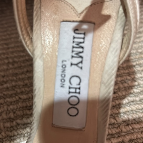 Jimmy Choo White Satin Heels Lilah 100 Satin Sandals - Wedding Bride Shoes - Picture 12 of 16